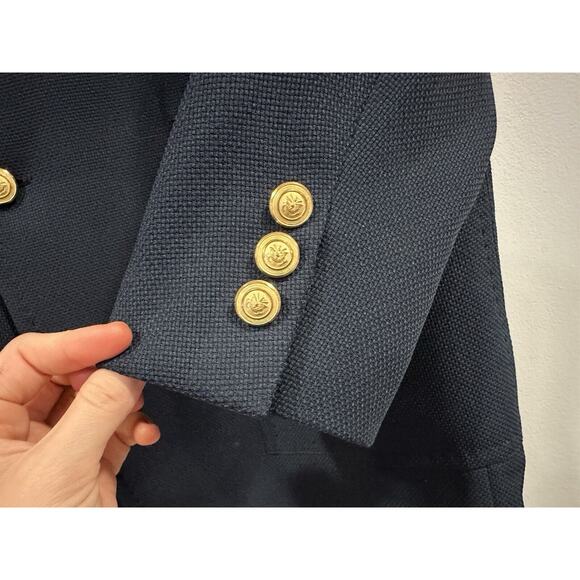 Kingsridge Navy Blue Knit Jacket Size 48 - Picture 6 of 16